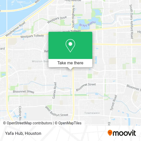 Yafa Hub map