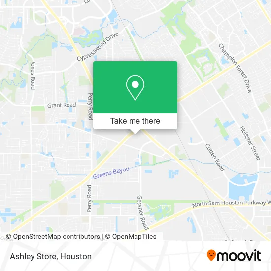 Ashley Store map