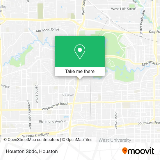 Houston Sbdc map