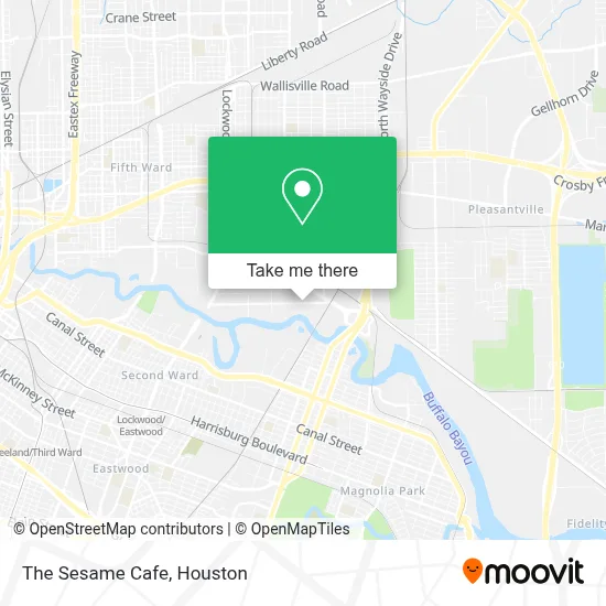 The Sesame Cafe map