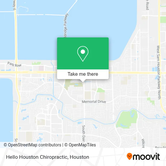Mapa de Hello Houston Chiropractic