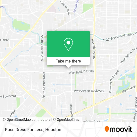 Ross Dress For Less map