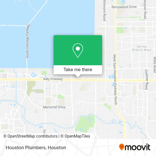 Houston Plumbers map