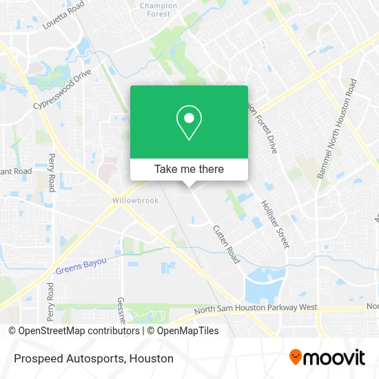 Prospeed Autosports map