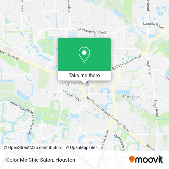 Color Me Chic Salon map