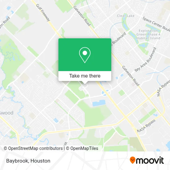 Baybrook map