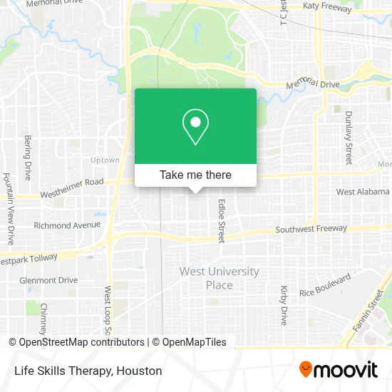 Life Skills Therapy map