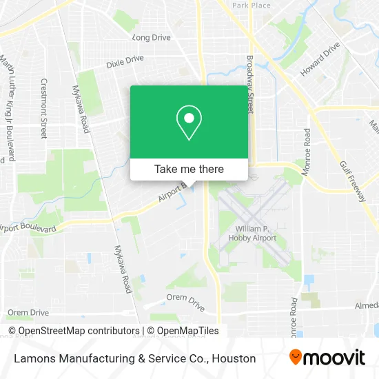 Lamons Manufacturing & Service Co. map