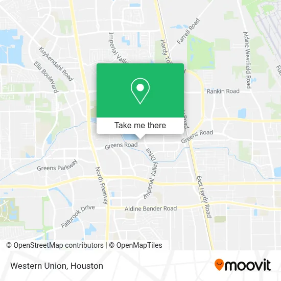 Western Union map