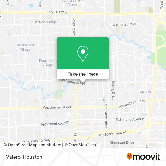 Valero map