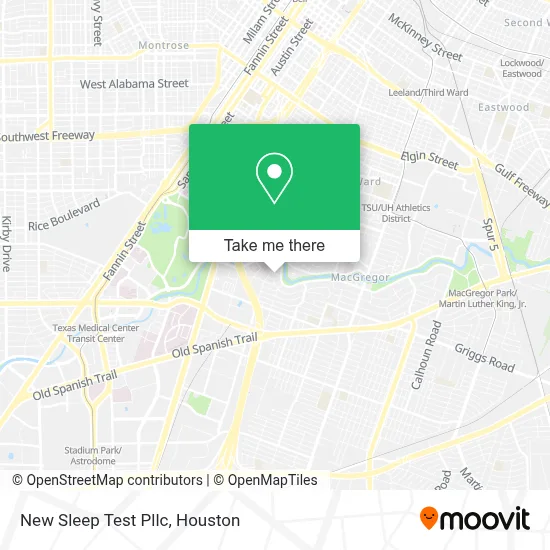New Sleep Test Pllc map