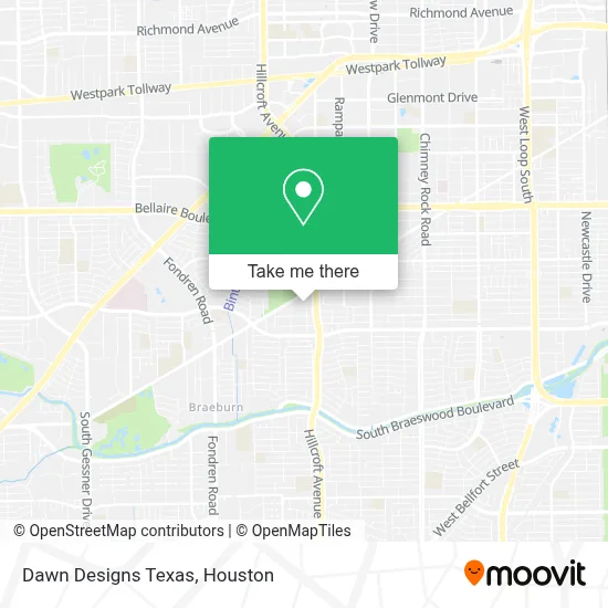 Dawn Designs Texas map