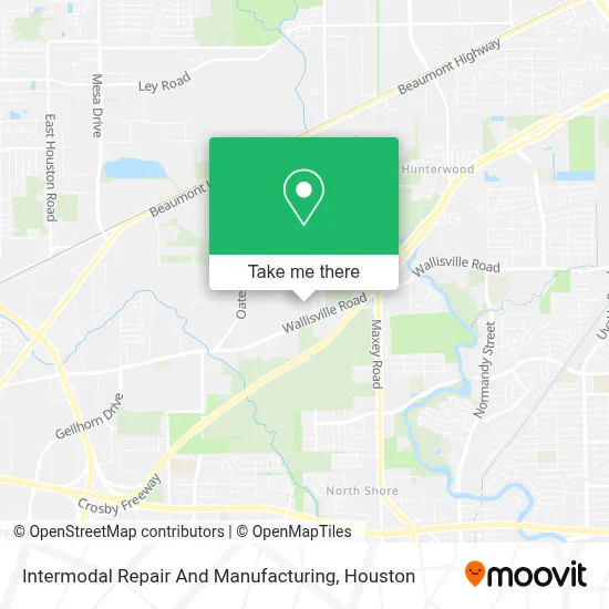 Intermodal Repair And Manufacturing map