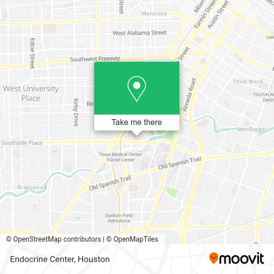 Endocrine Center map