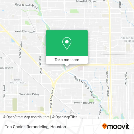 Top Choice Remodeling map