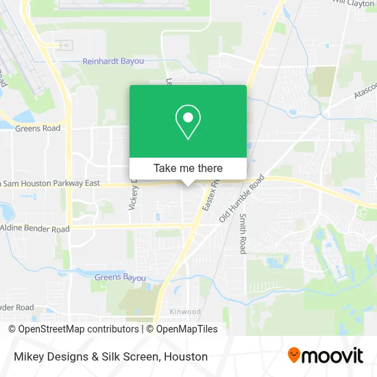 Mikey Designs & Silk Screen map