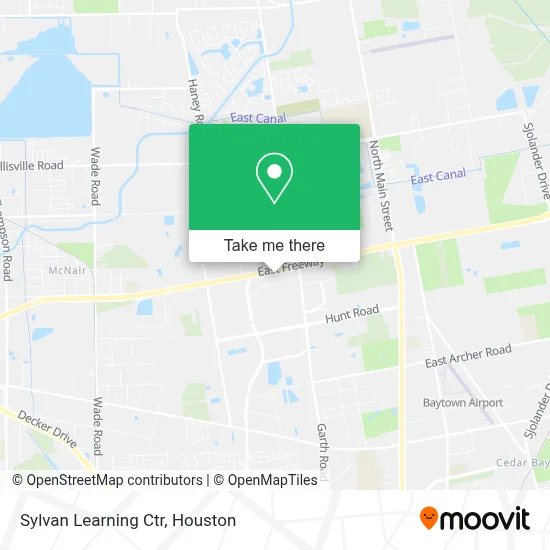 Sylvan Learning Ctr map