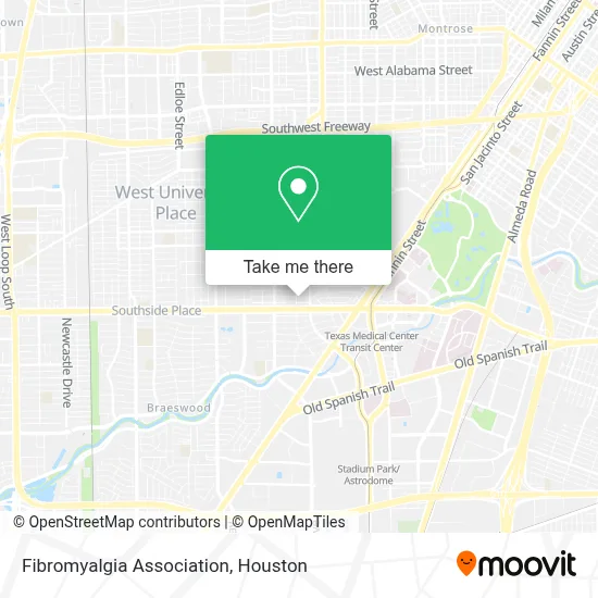Fibromyalgia Association map