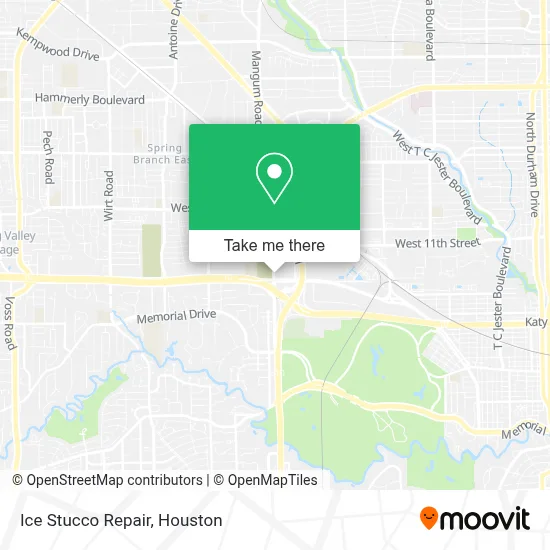 Ice Stucco Repair map