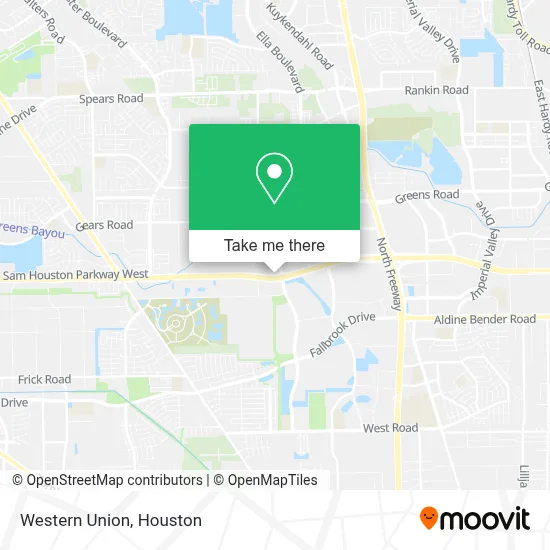 Western Union map