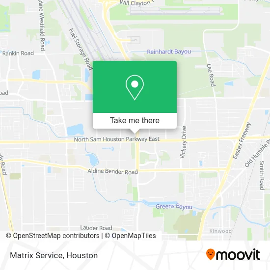 Matrix Service map