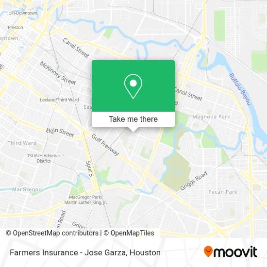 Farmers Insurance - Jose Garza map