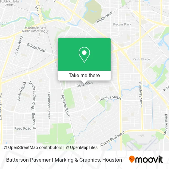 Batterson Pavement Marking & Graphics map