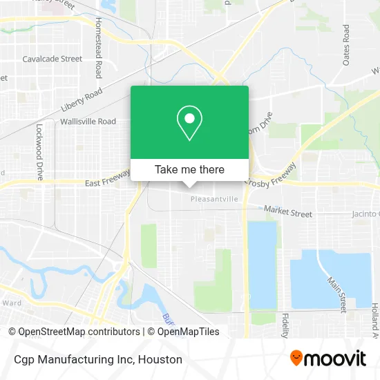 Cgp Manufacturing Inc map