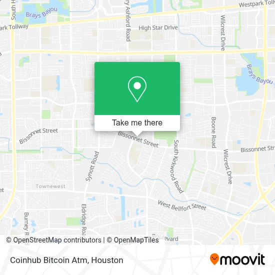 Coinhub Bitcoin Atm map