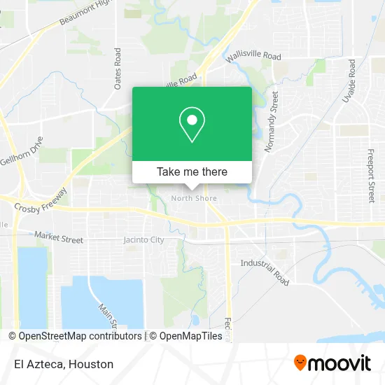El Azteca map