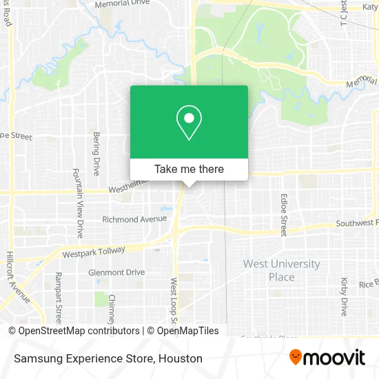 Samsung Experience Store map