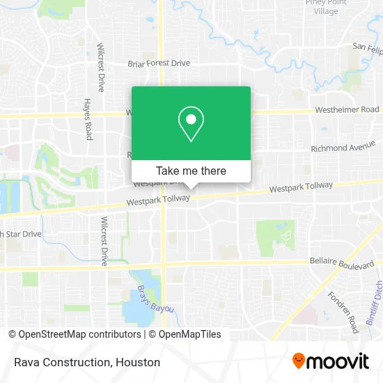Mapa de Rava Construction