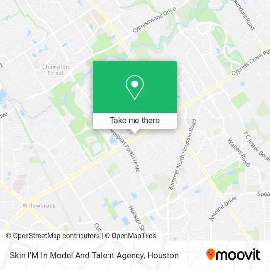 Skin I'M In Model And Talent Agency map