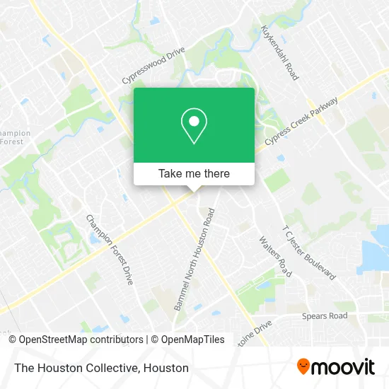 The Houston Collective map