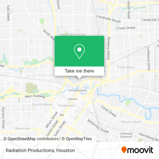 Radiation Productions map