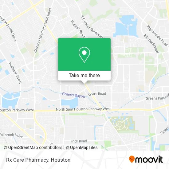 Rx Care Pharmacy map