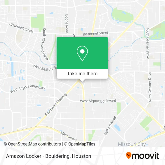 Amazon Locker - Bouldering map