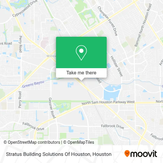 Stratus Building Solutions Of Houston map