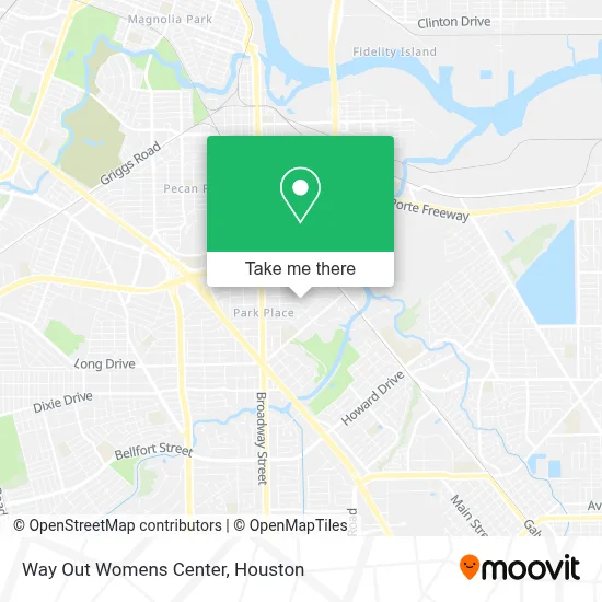 Way Out Womens Center map