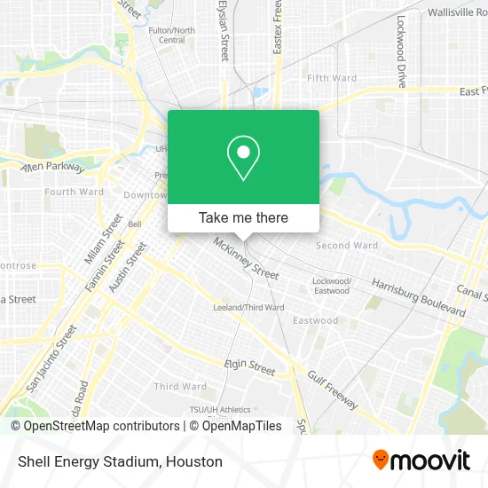 Shell Energy Stadium map