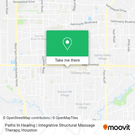 Paths In Healing | Integrative Structural Massage Therapy map