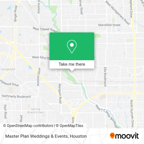 Master Plan Weddings & Events map