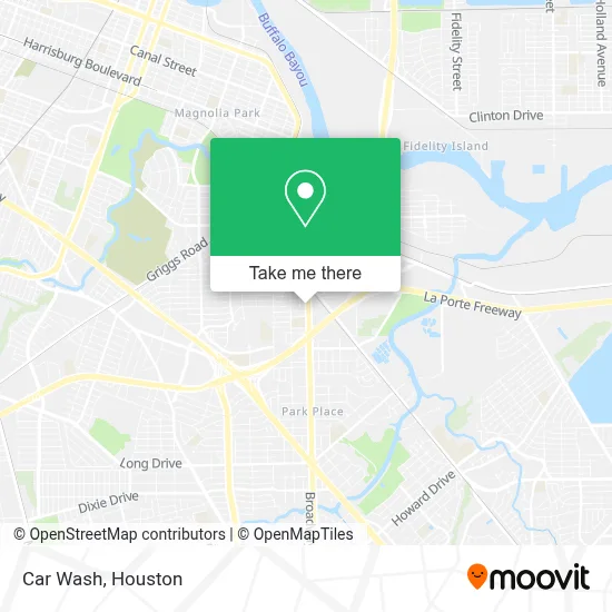 Car Wash map