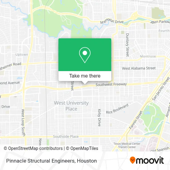Pinnacle Structural Engineers map