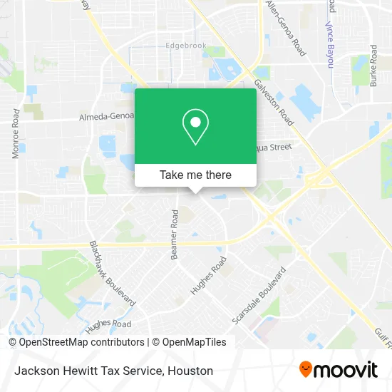 Jackson Hewitt Tax Service map
