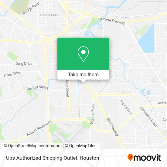 Ups Authorized Shipping Outlet map