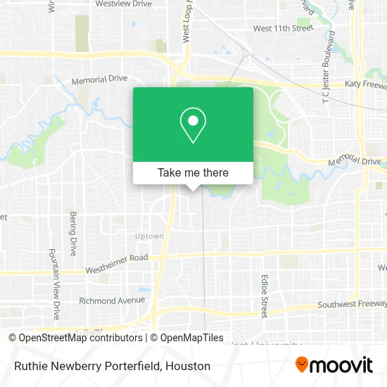 Ruthie Newberry Porterfield map