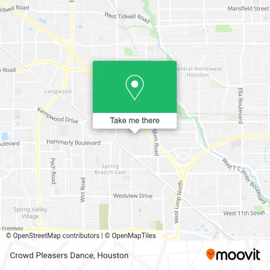 Crowd Pleasers Dance map