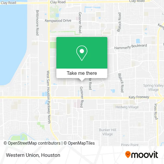 Western Union map