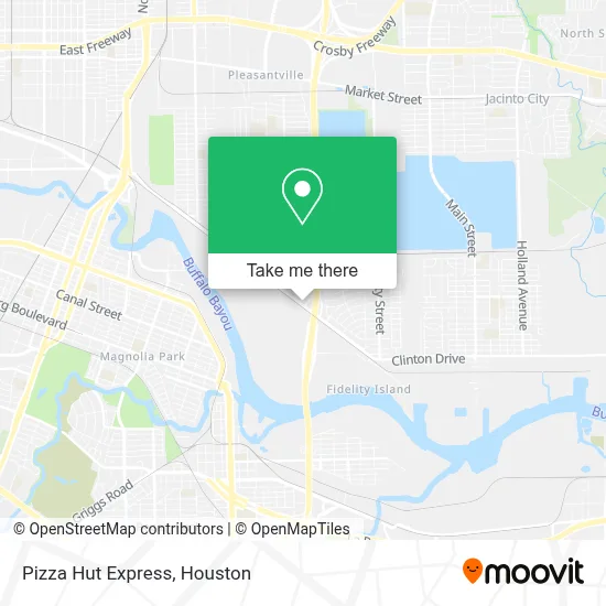 Pizza Hut Express map